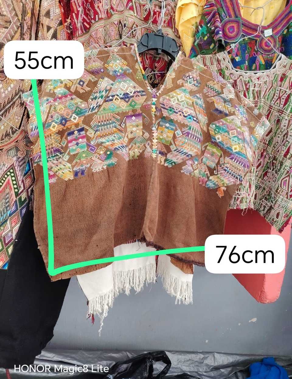 Brown Nahuala huipil #5-48