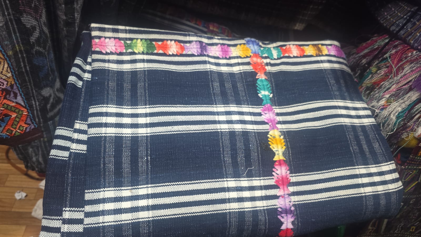 11 blue plaid cortes for Andrea