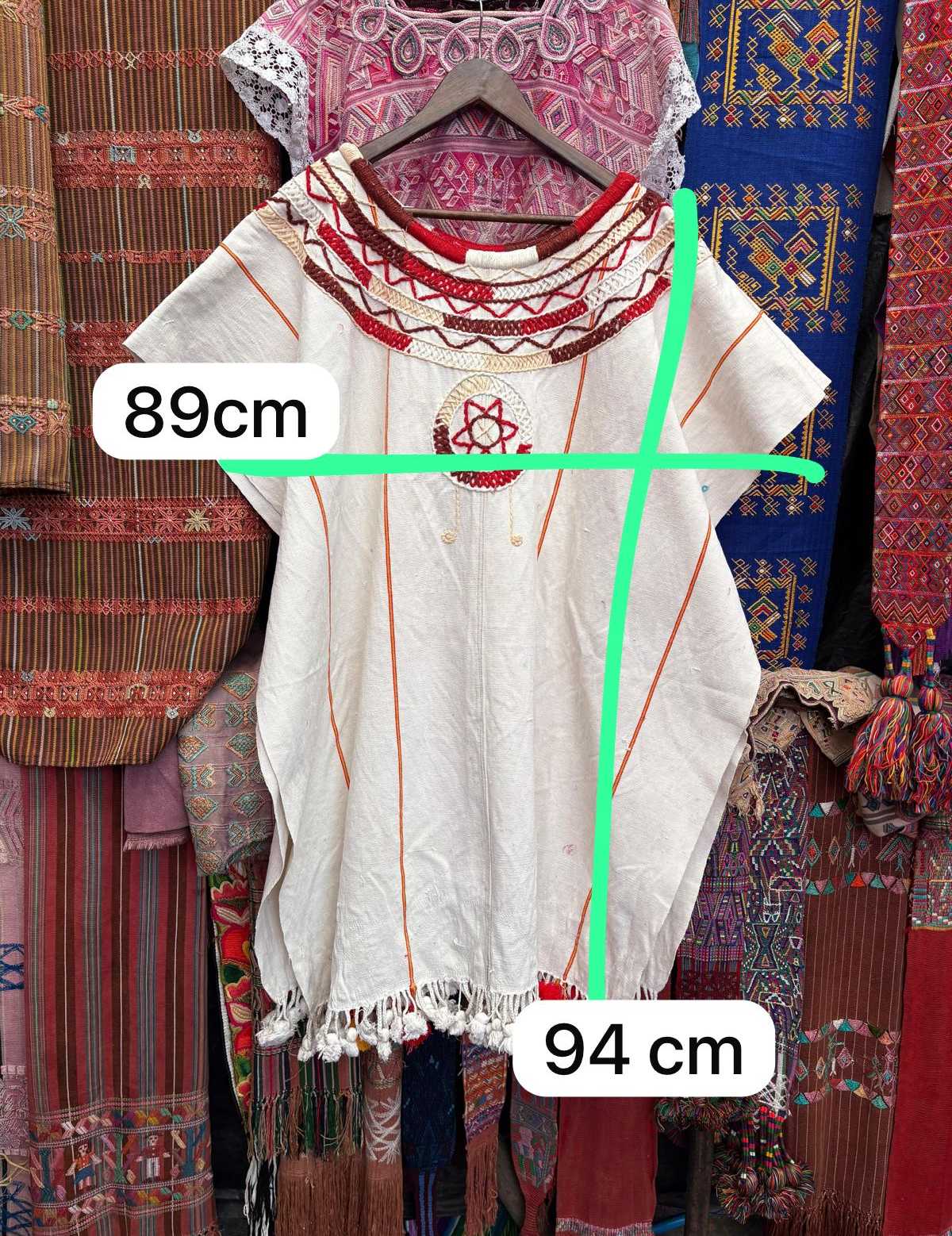 White ceremonial Nebaj huipil #2-120