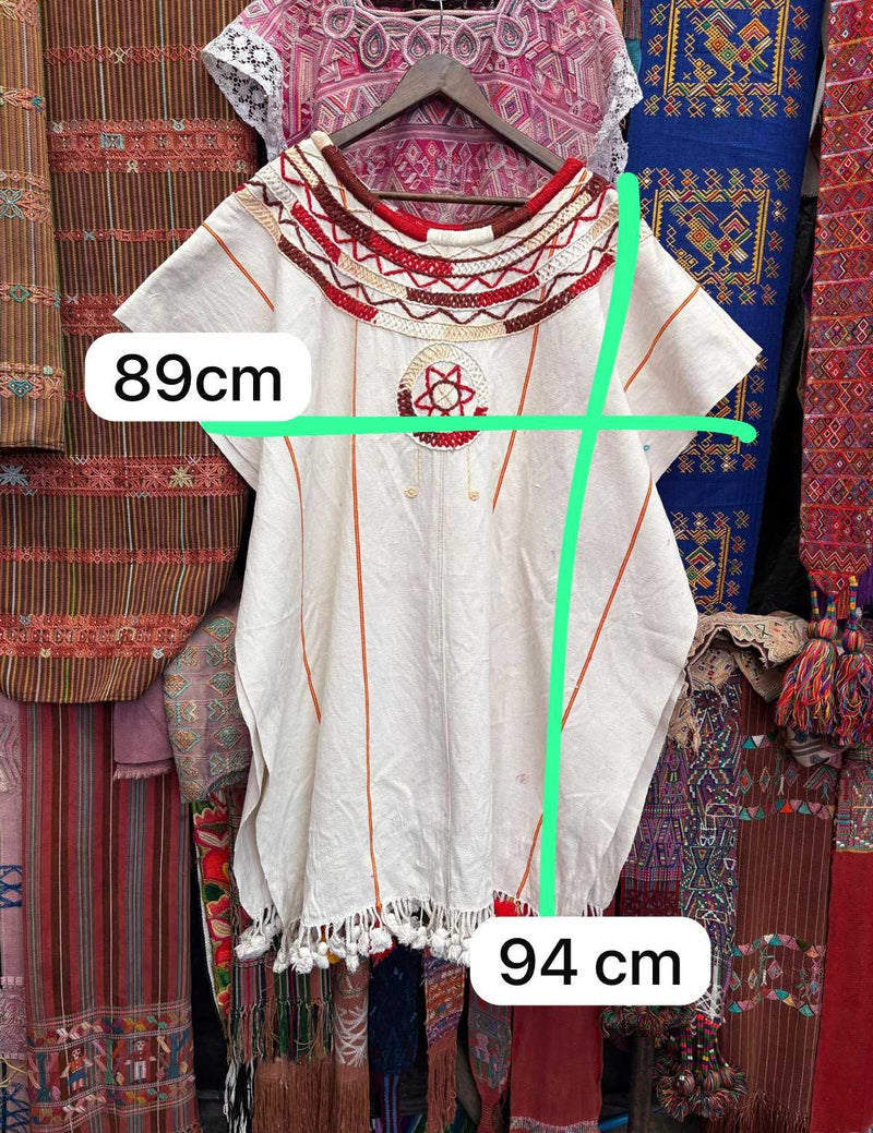 White ceremonial Nebaj huipil #2-120
