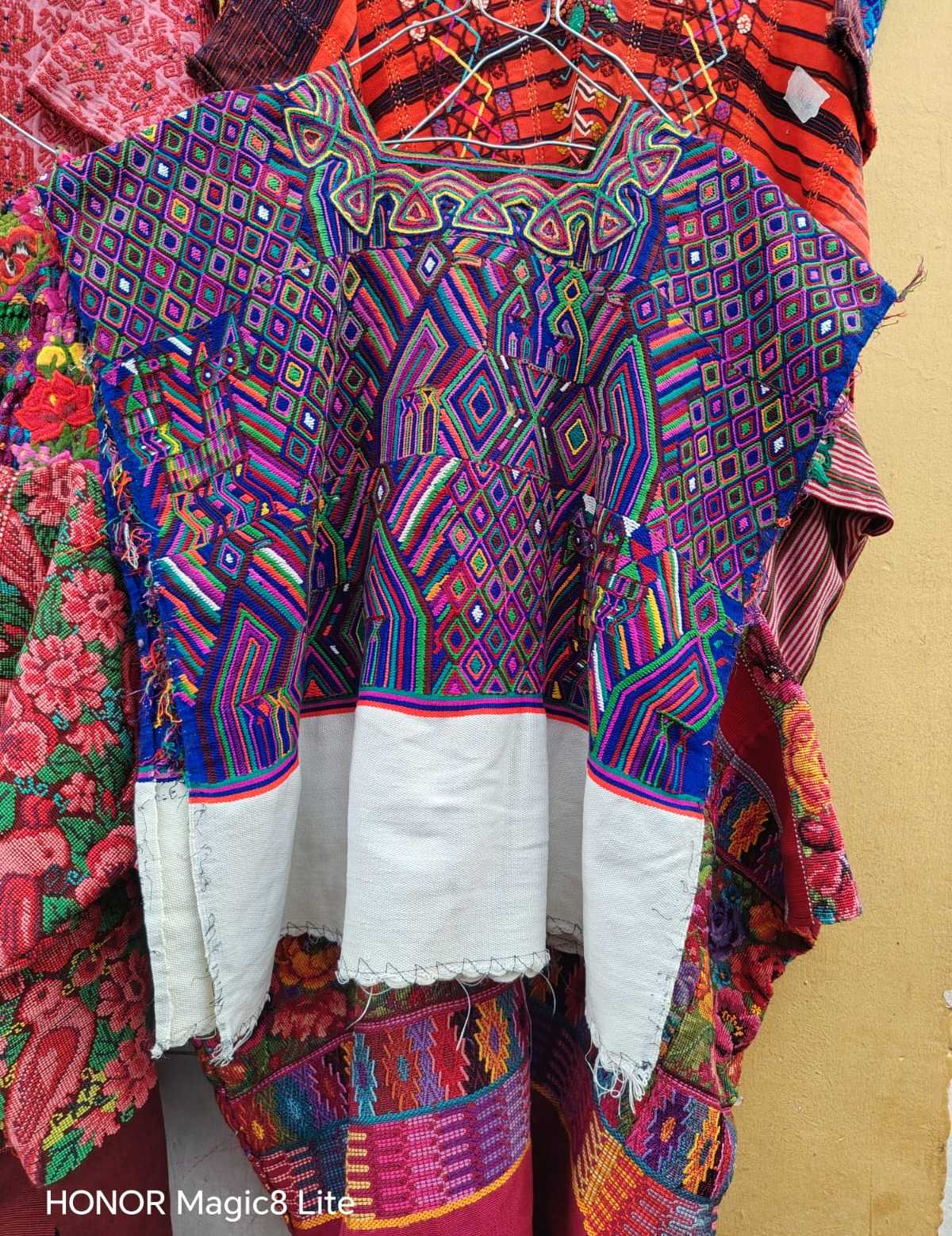 Blue and Berry Nebaj Huipil #6-342