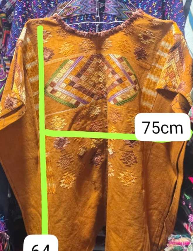 Huipil mostaza Patzicia #2-55