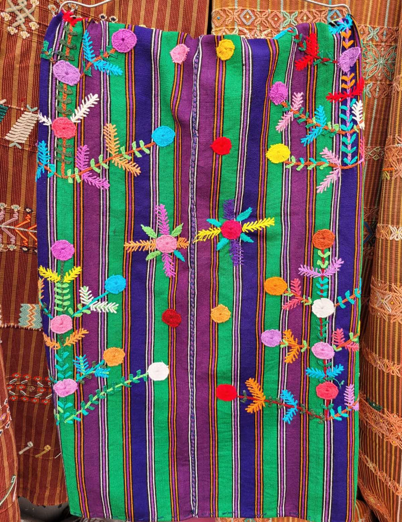 Green and purple Chichi tzute #2-70