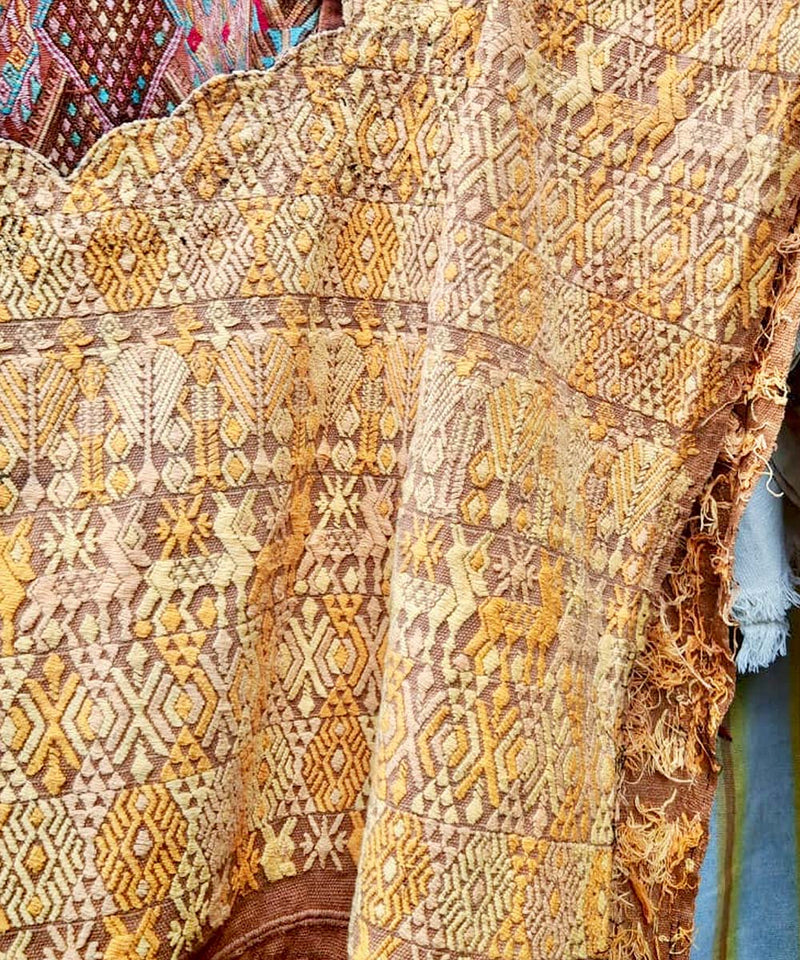 Gold Coban huipil