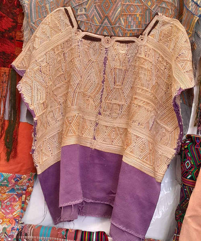 Vintage Guatemalan huipil textile 