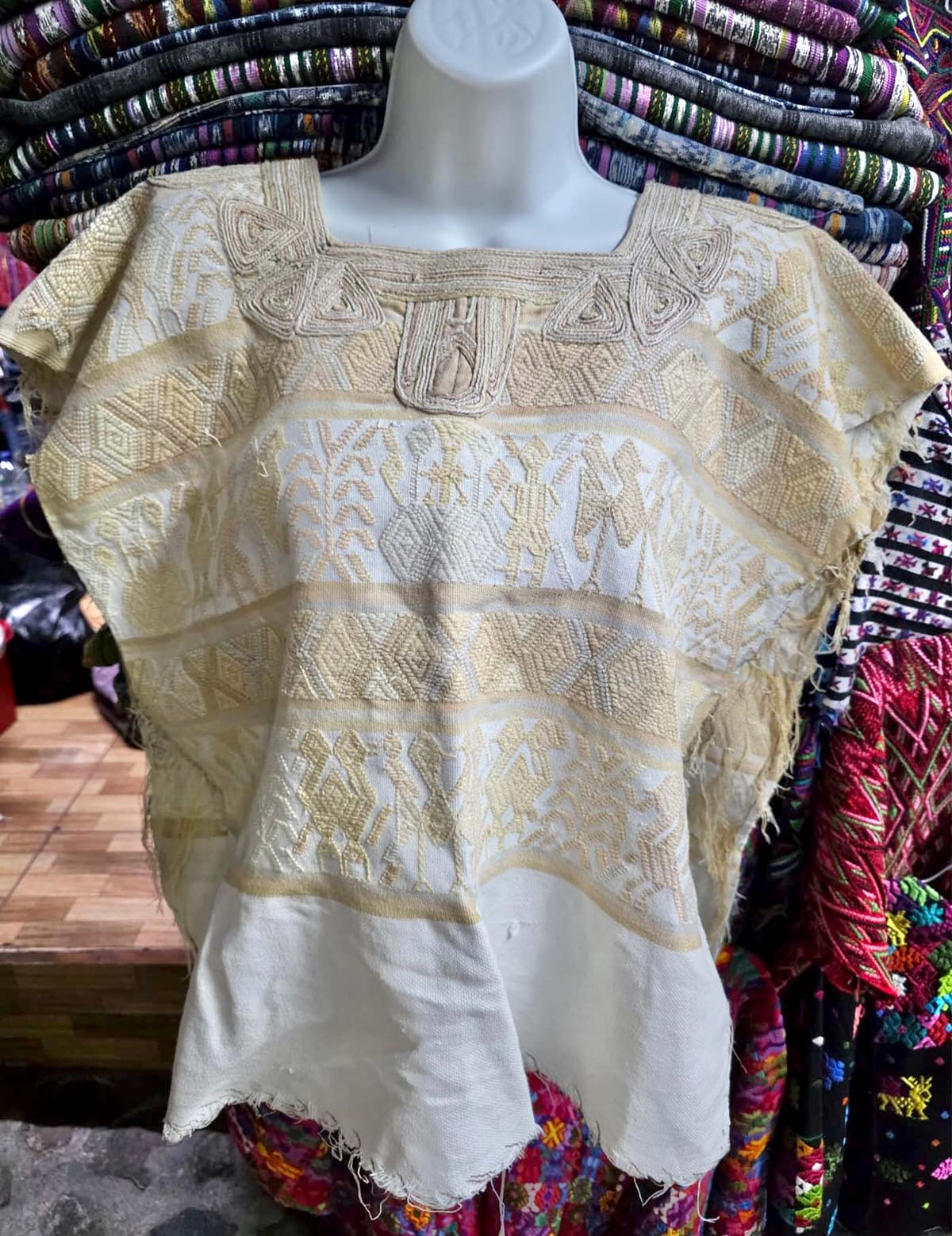 Cream Nebaj Huipil #9-144
