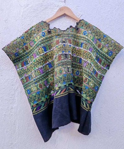 Embroidered Guatemalan huipil | Vintage textile
