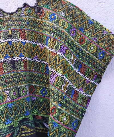 Embroidered Guatemalan huipil | Vintage textile