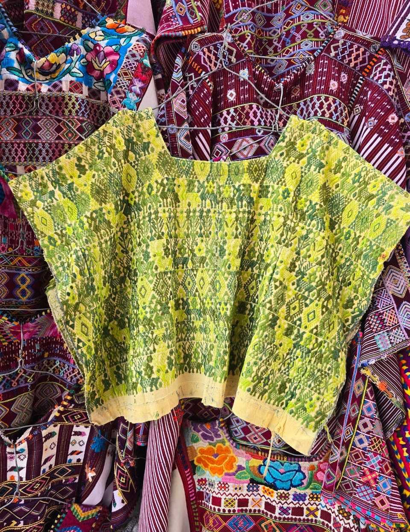 Chartruese Coban Huipil #6-397