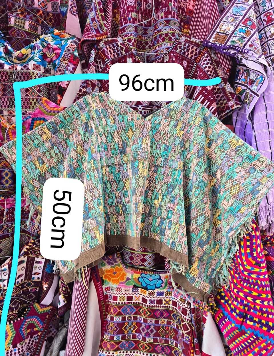 Ocean Colours Coban Huipil #6-398