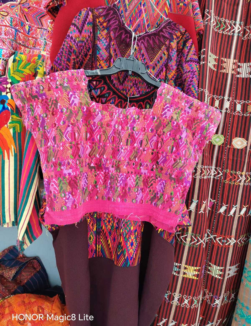 Hot Pink Coban Huipil #6-400