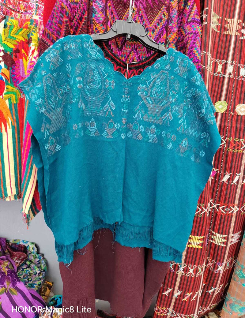 Turquoise San Lucas Toliman Huipil #6-409
