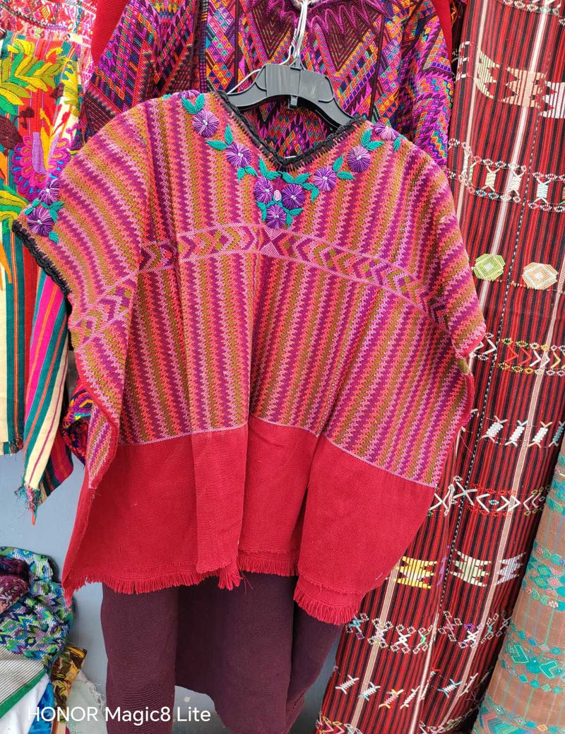Red Zigzag San Lucas Huipil #6-413