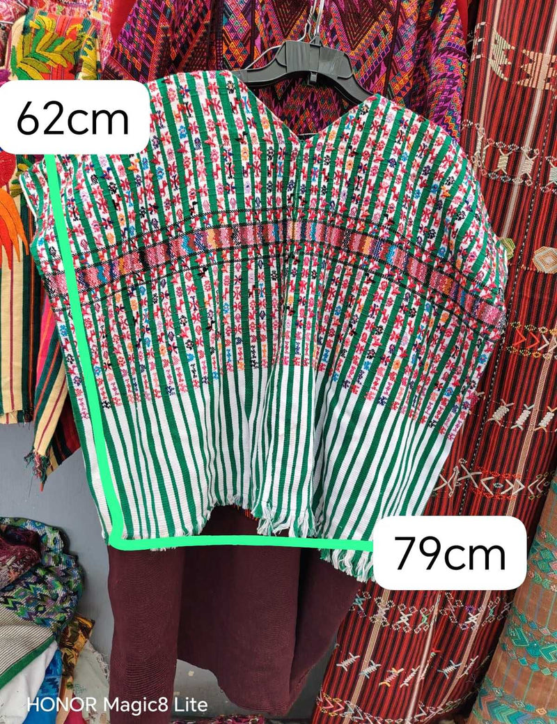 Green and Pink San Lucas Huipil #6-414