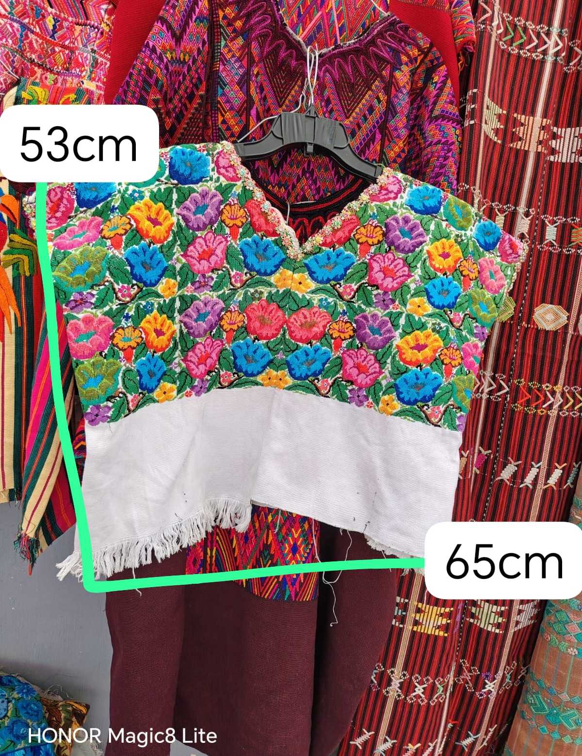 Colourful Floral Santiago Huipil #6-424