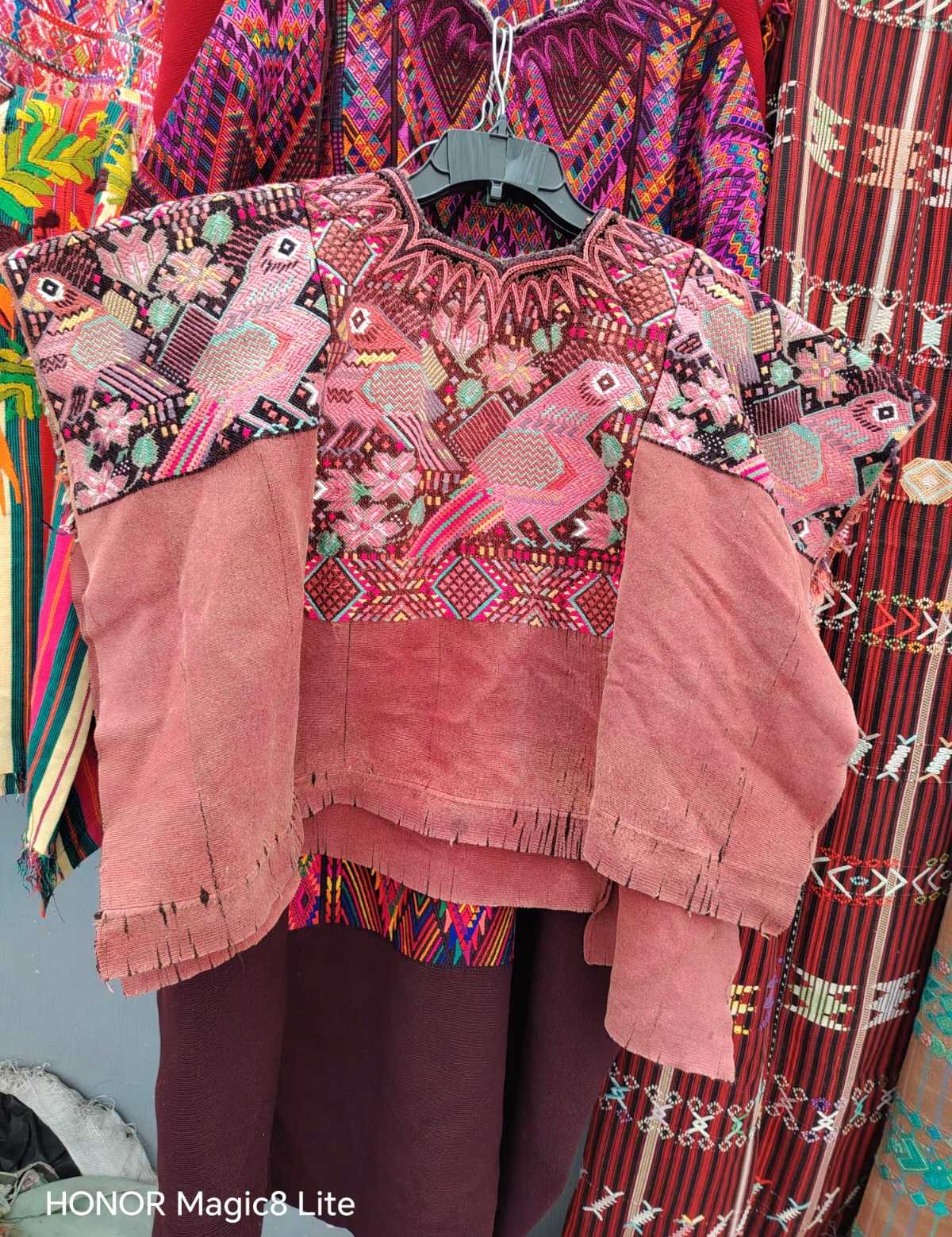 Rose Pink Chichicastenango Huipil #6-434