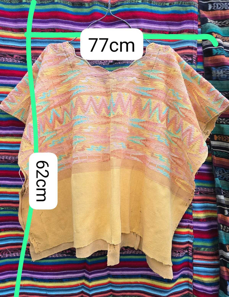 Primrose and Pink Comalapa Huipil #6-450
