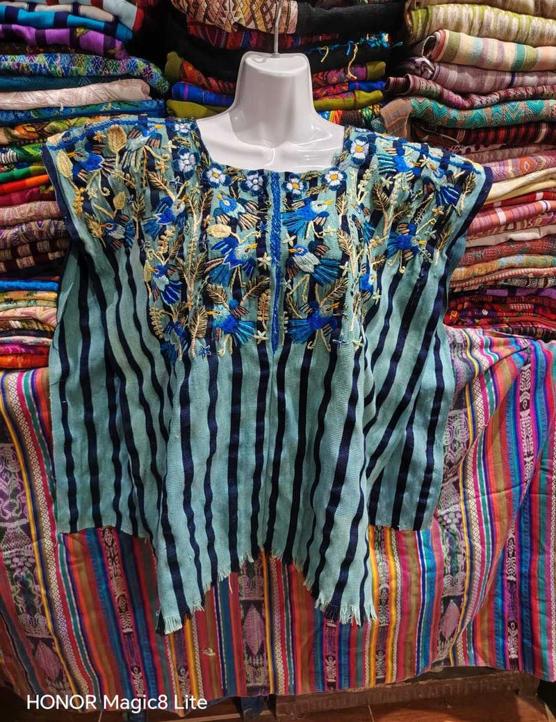 Blue Birds Santiago Huipil #6-469