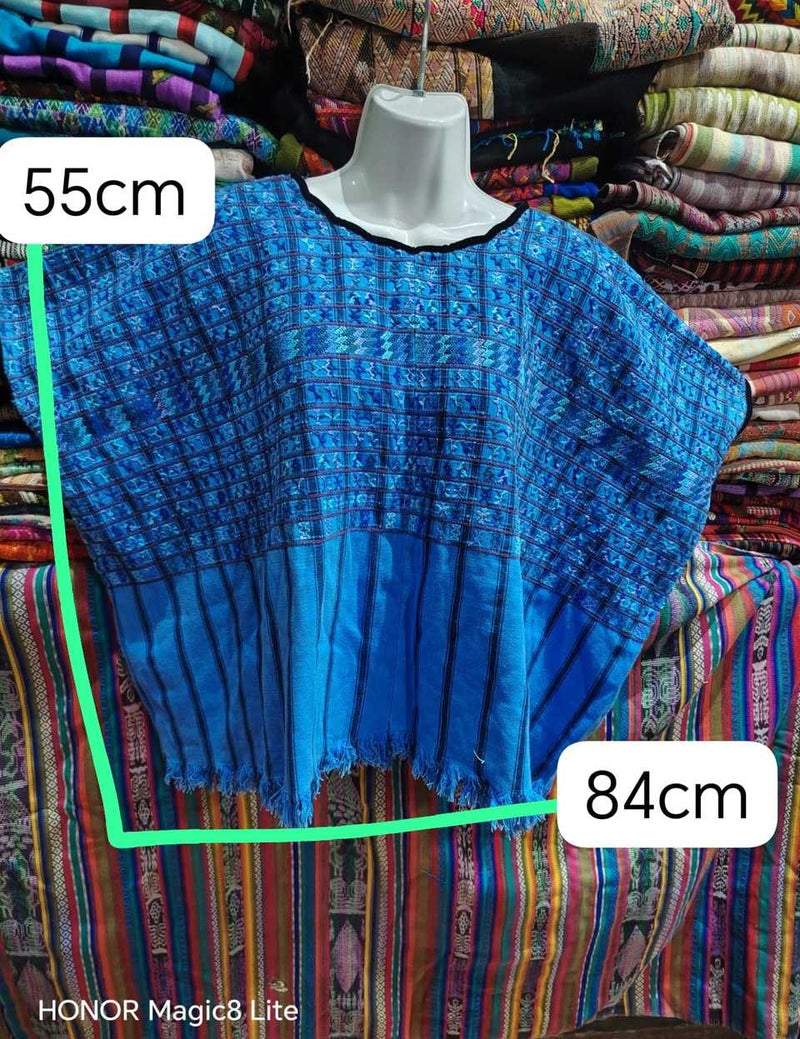 Bright Blue San Lucas Huipil #6-474