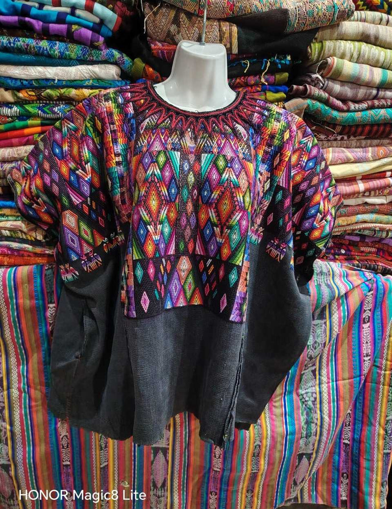 Colourful Geometrics Chichicastenango Huipil #6-478