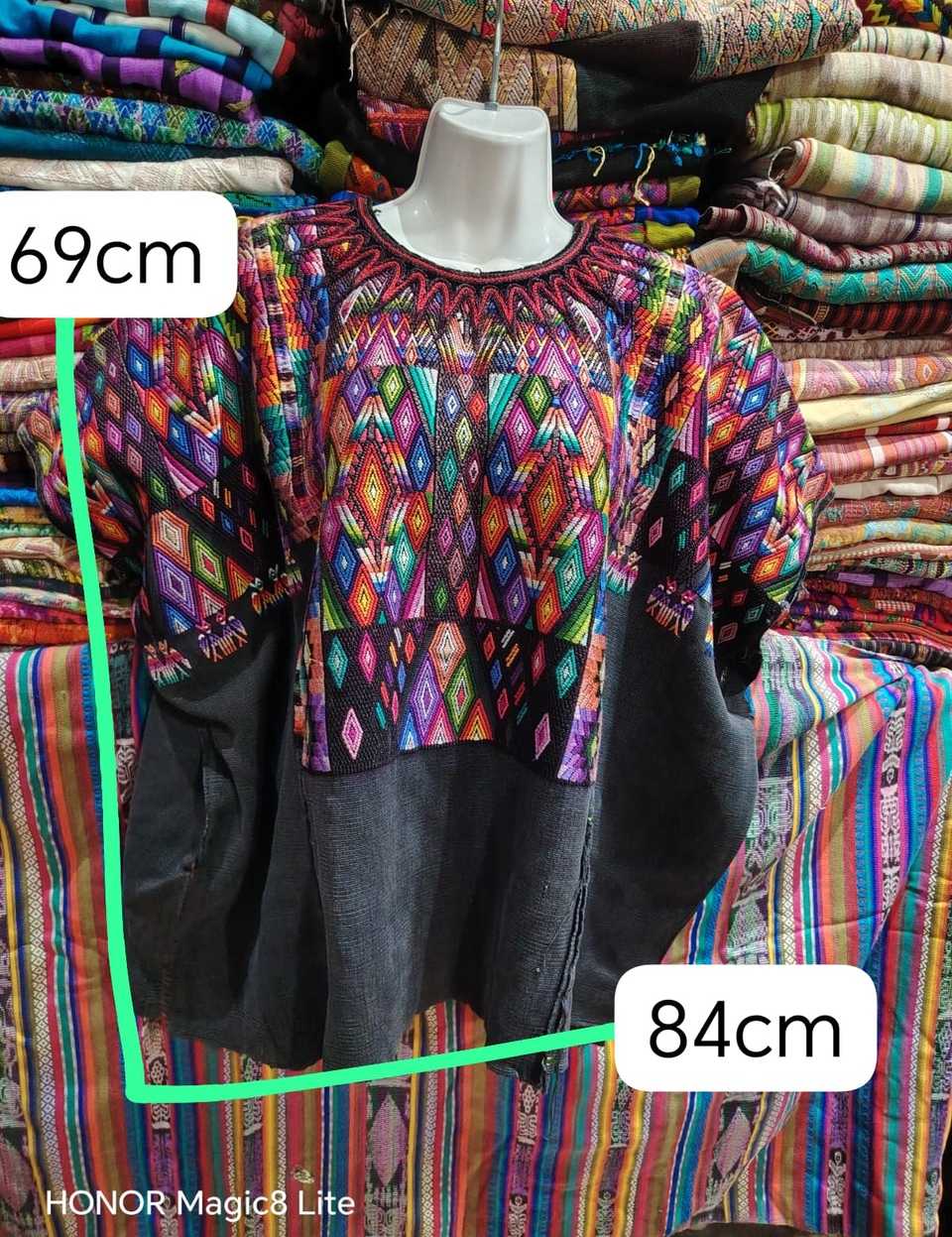 Colourful Geometrics Chichicastenango Huipil #6-478