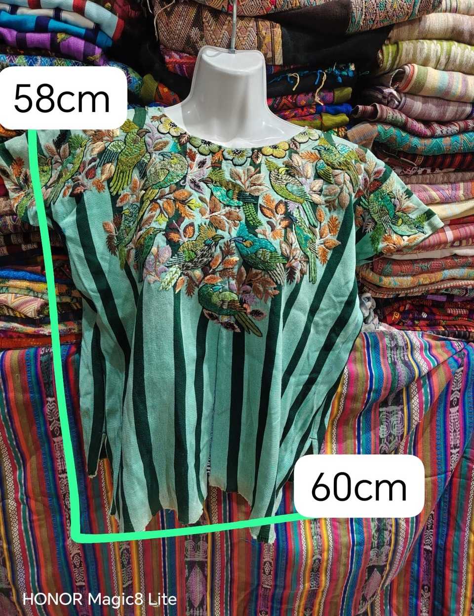 Mint Green Santiago Huipil #6-480