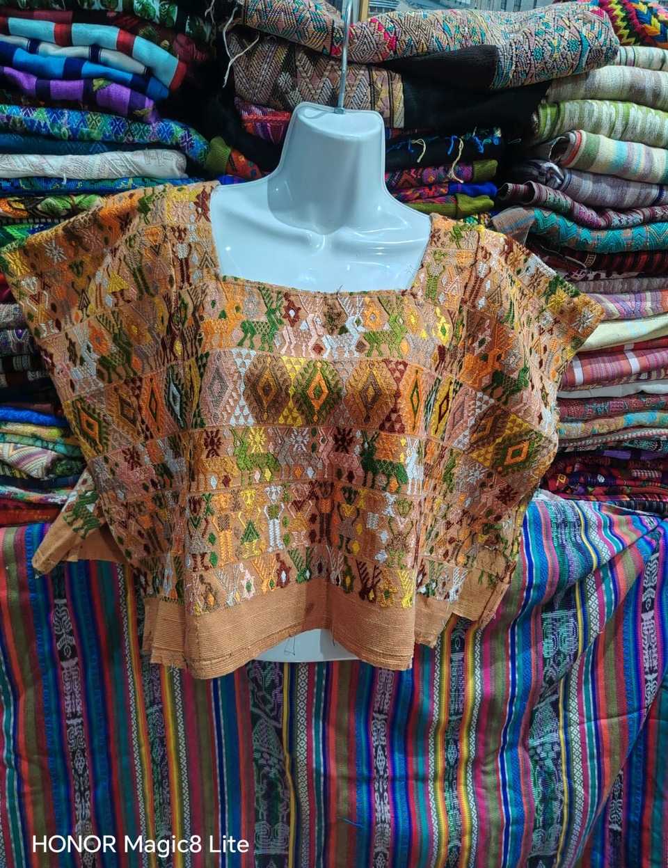 Autumn Coloured Coban Huipil #6-484