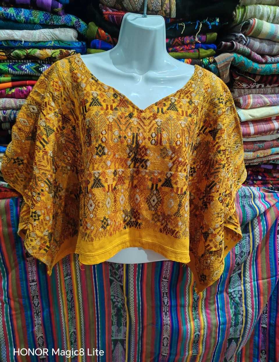 Mustard Coban Huipil #6-485