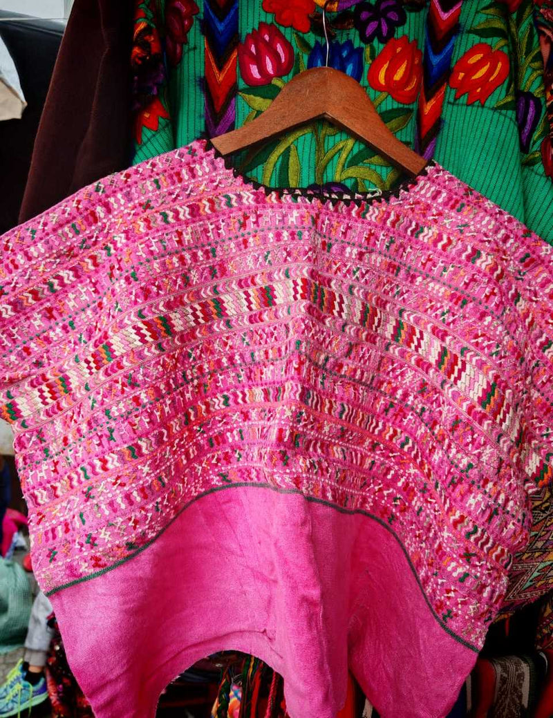 Hot Pink San Lucas Huipil #7-5