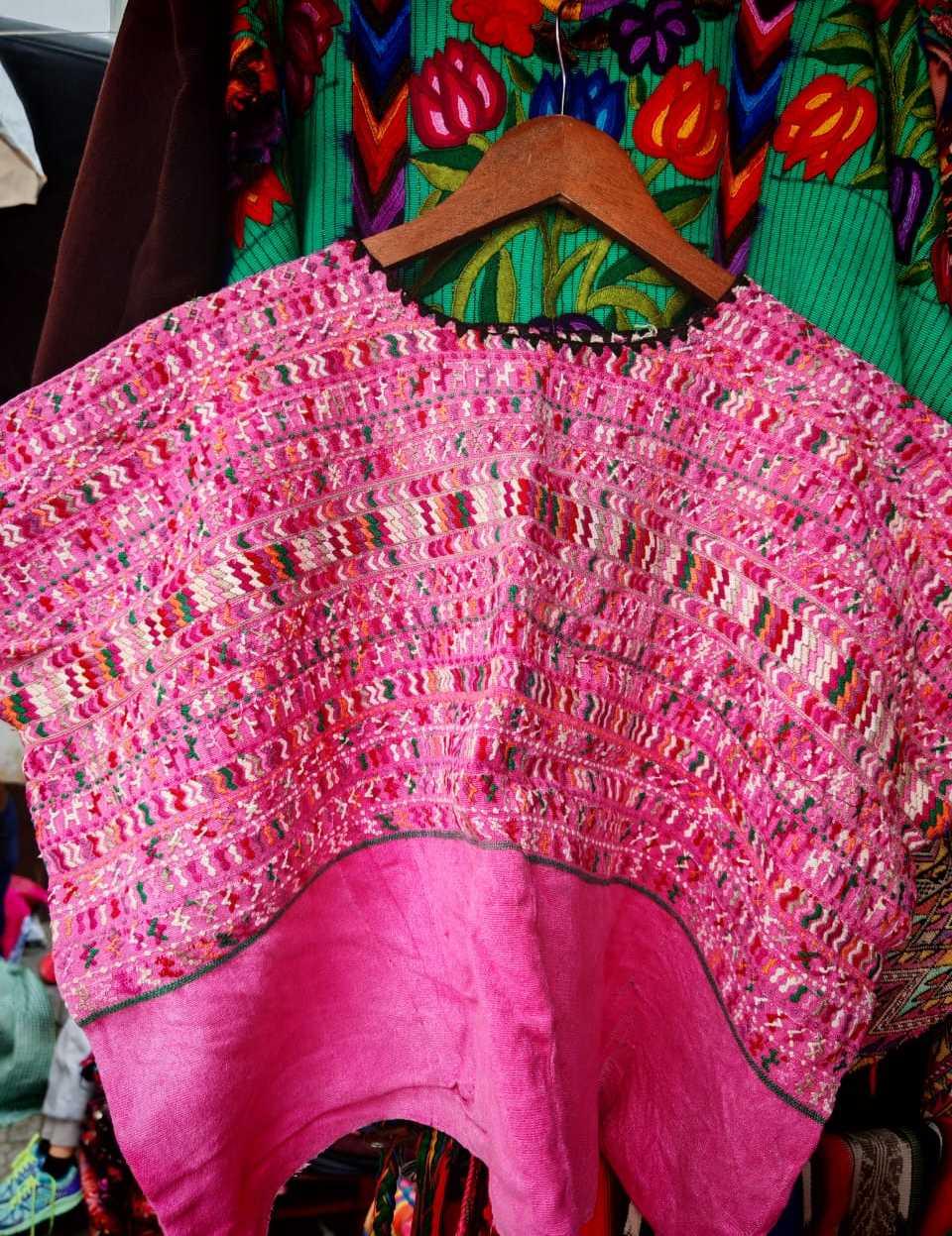 Hot Pink San Lucas Huipil #7-5