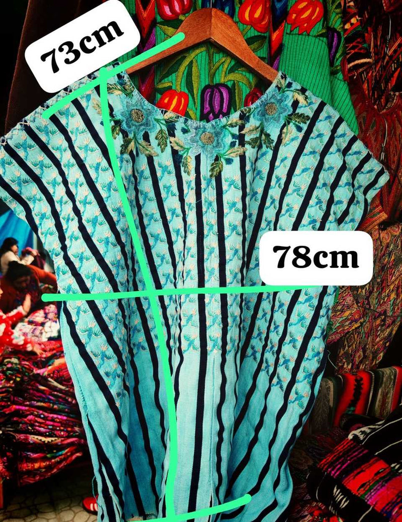 Mint Green Santiago Huipil #7-12