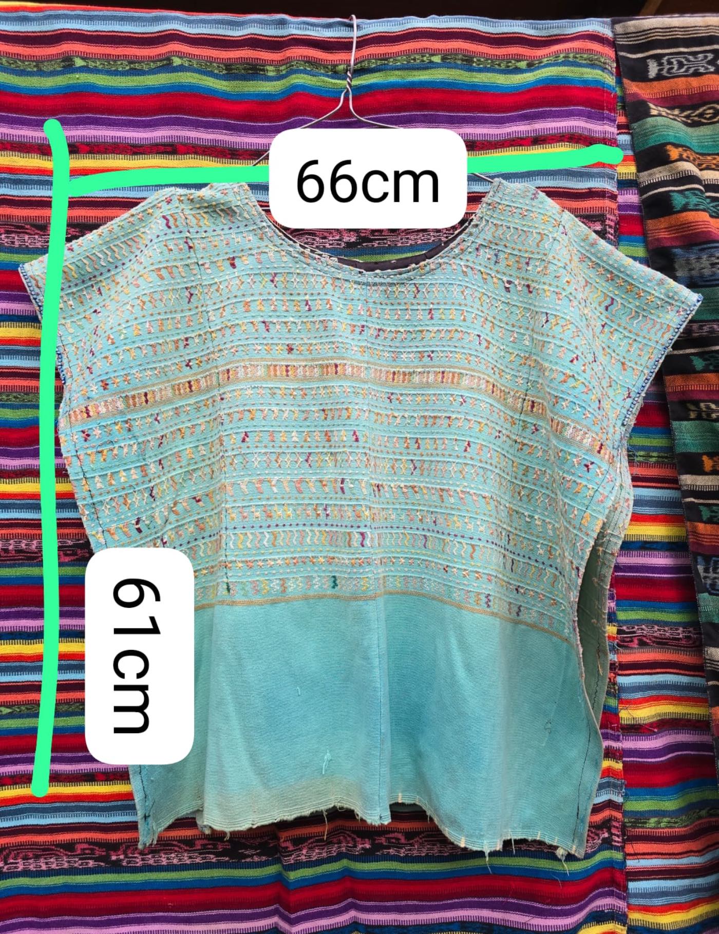 Faded Blue San Lucas Huipil #7-67