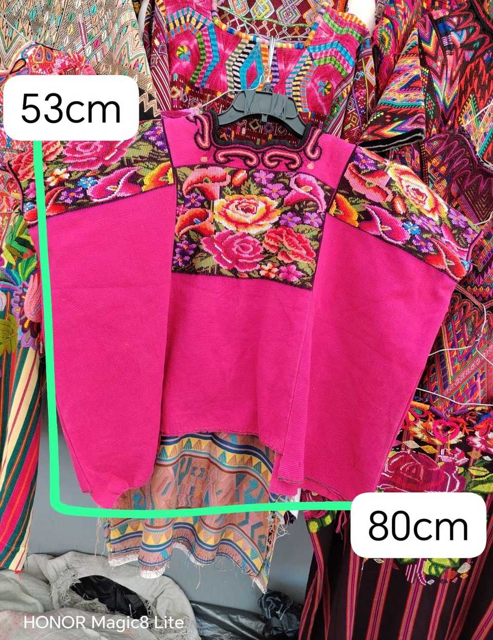 Hot Pink Chichicastenango Huipil #7-89