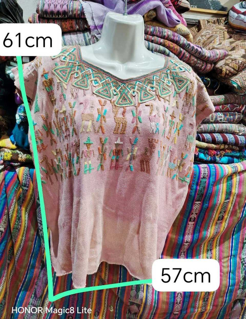Pink Nebaj Huipil #7-118