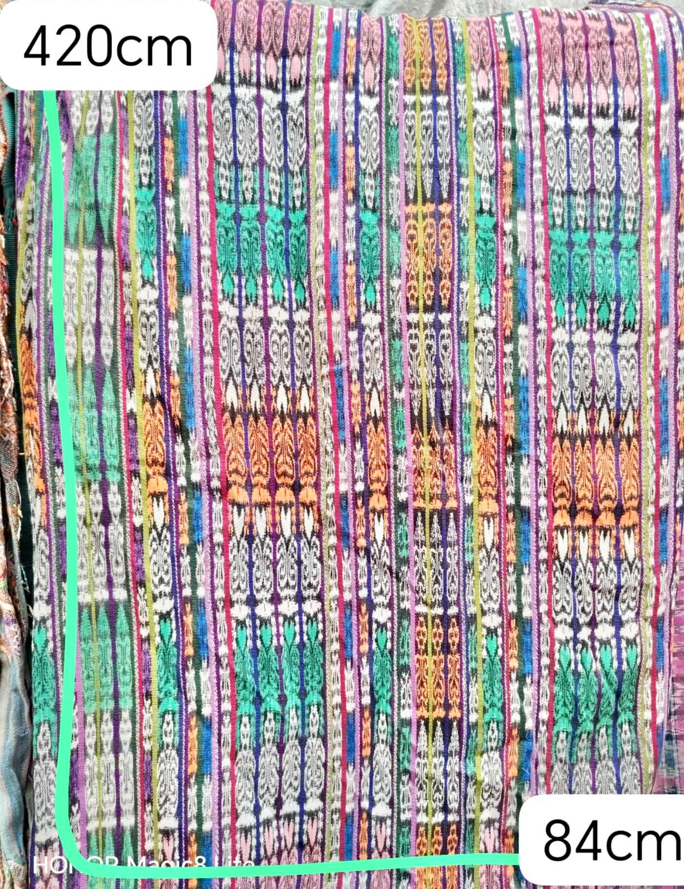 Turquoise and Orange Patzun Corte #7-133