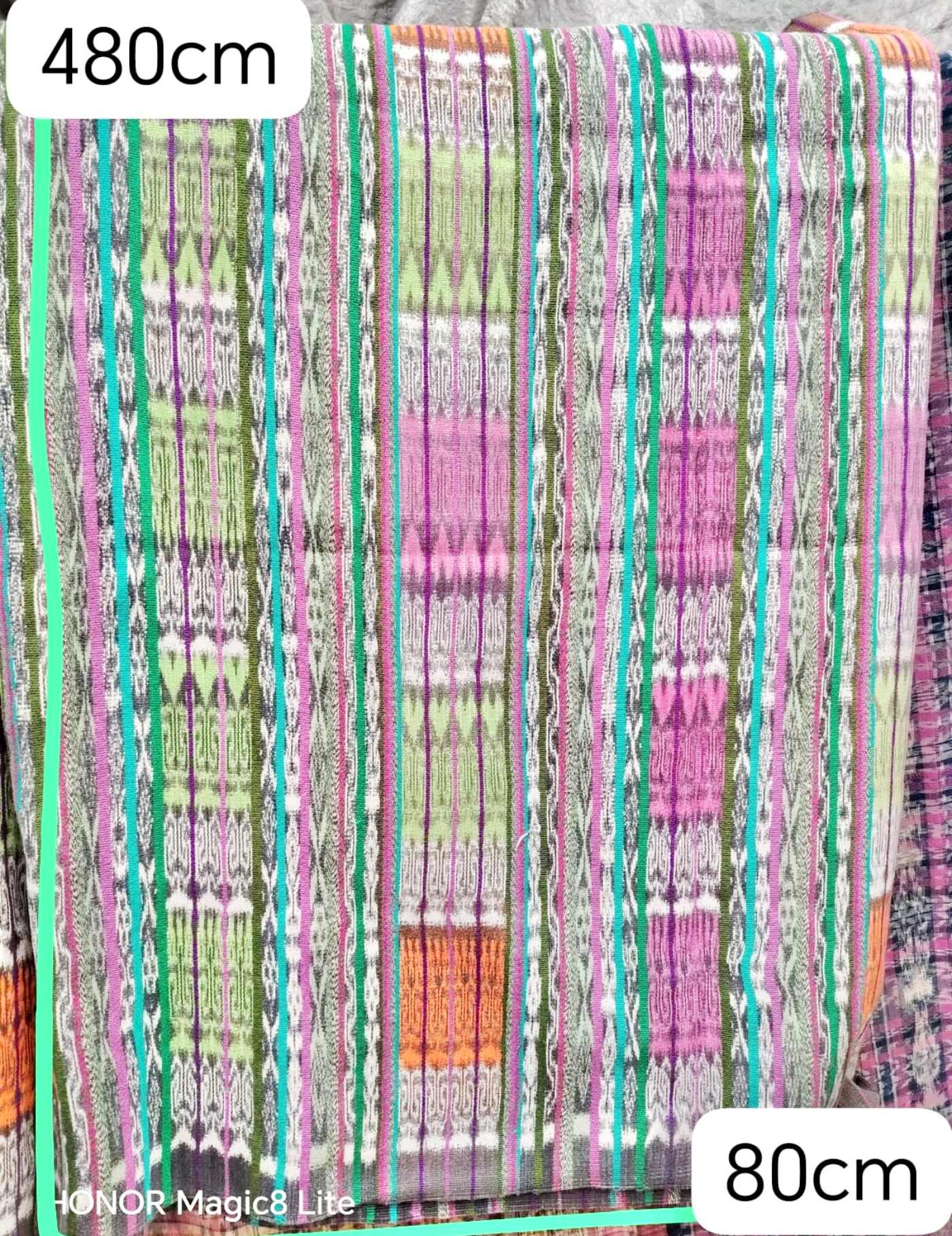 Pink and Green Patzun Corte #7-135