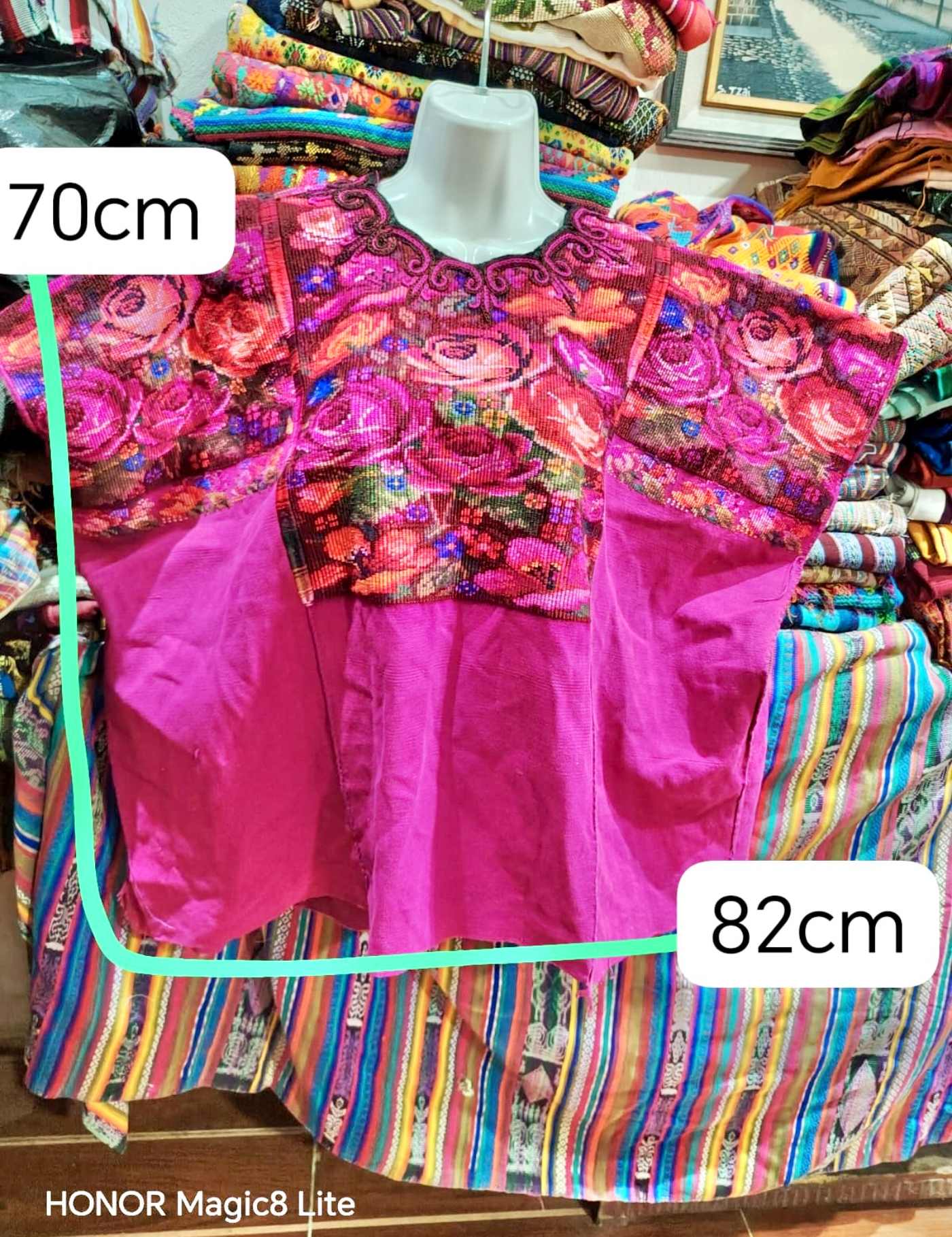 Hot PInk Chichicastenango Huipil #7-146