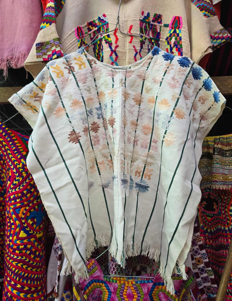 White Saint Lucas Toliman Huipil #7-168