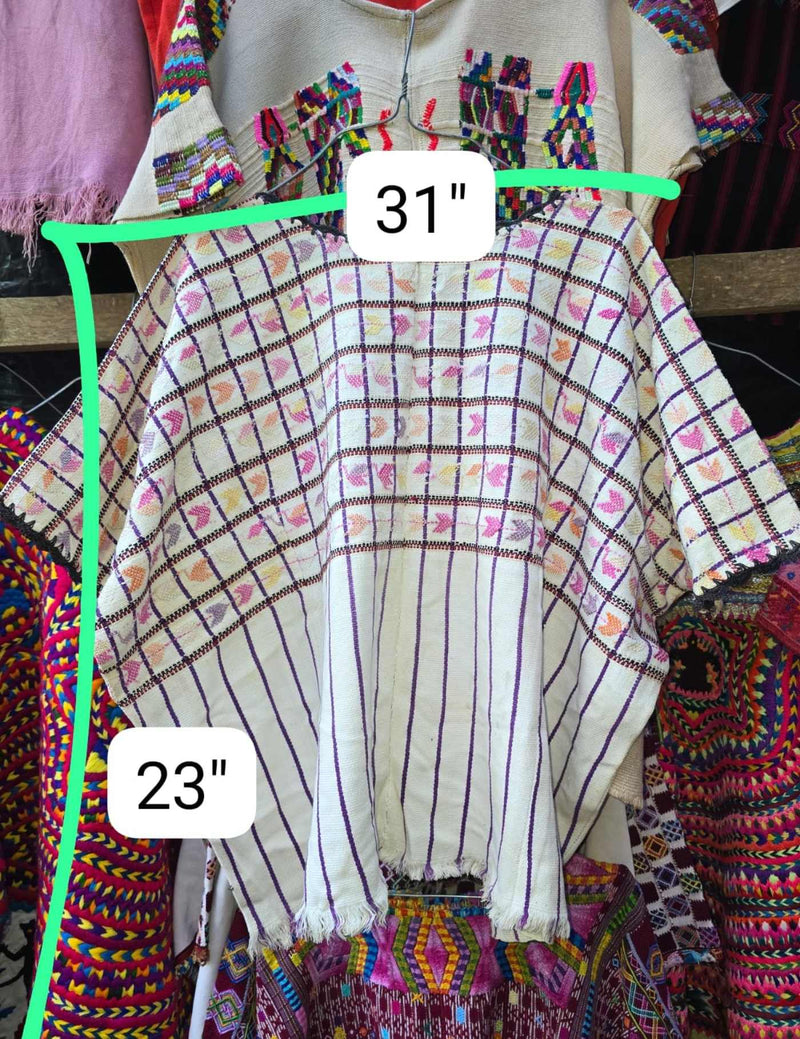 Pink and Lilac San Lucas Huipil #7-169