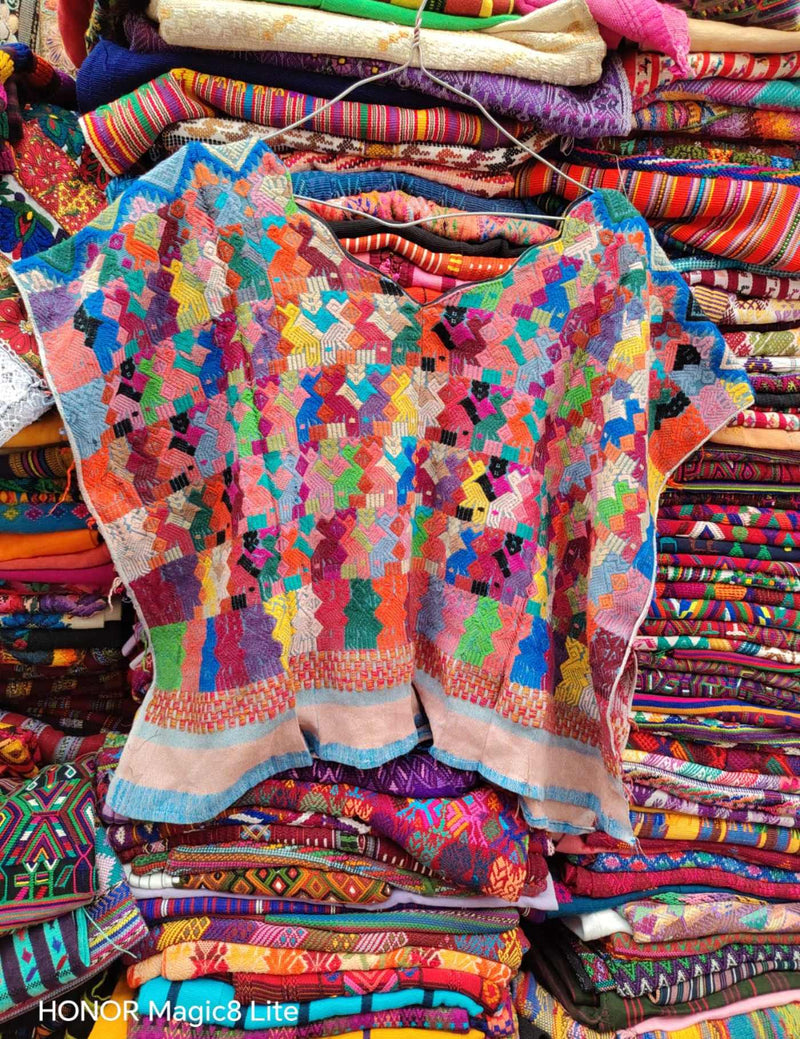 Colourful Sacatepequez Huipil #7-187