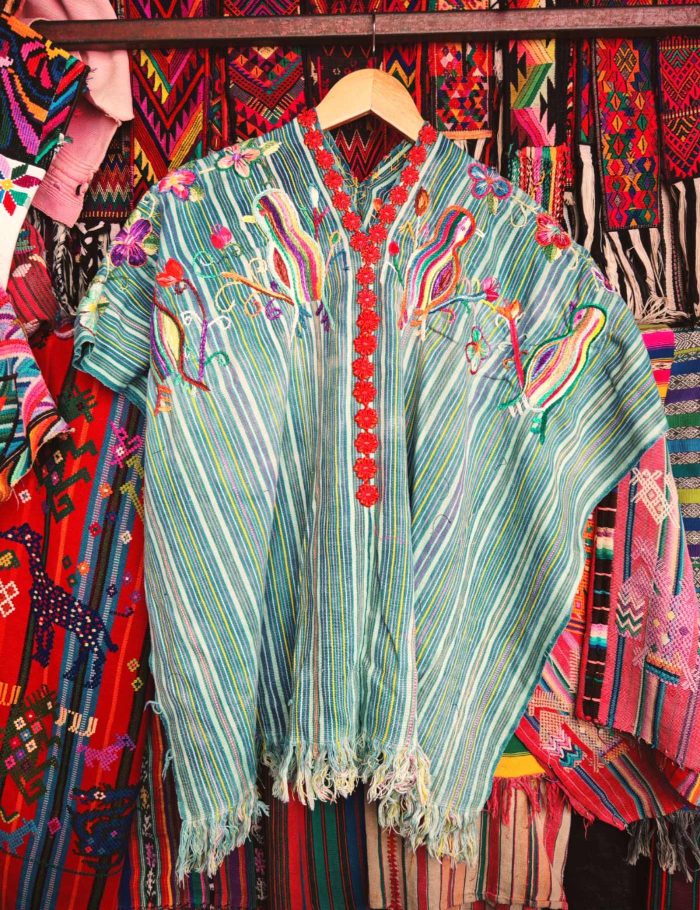 Faded Indigo Nahuala Huipil #7-213