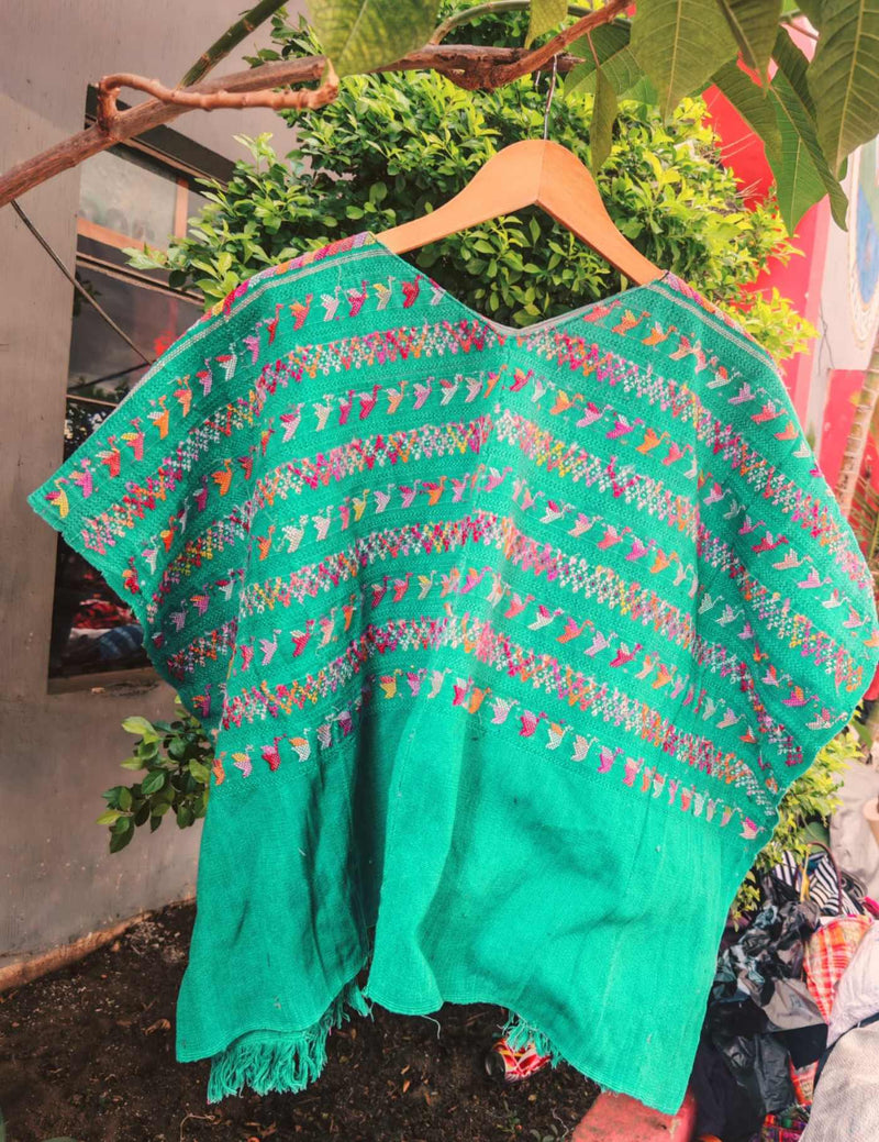 Green And Pink San Lucas Huipil #7-236