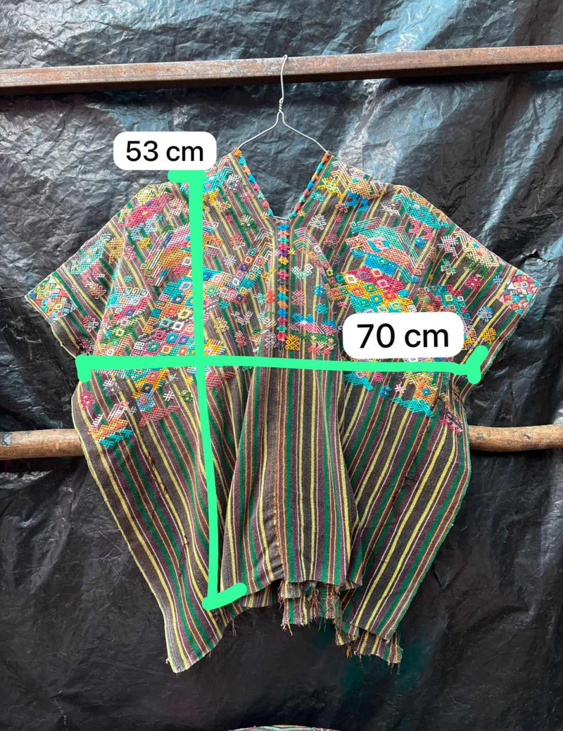 Colourful Nahuala Huipil #7-243