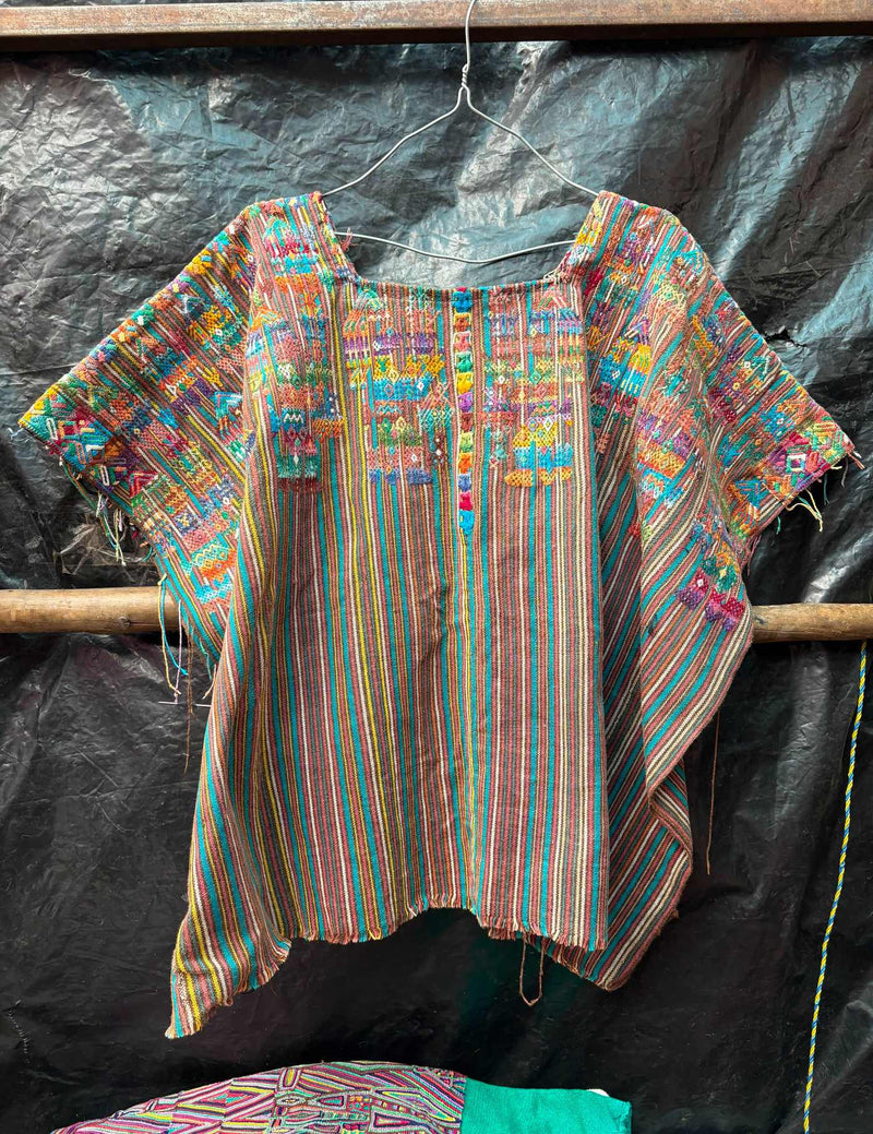Colourful Nahuala Huipil #7-244
