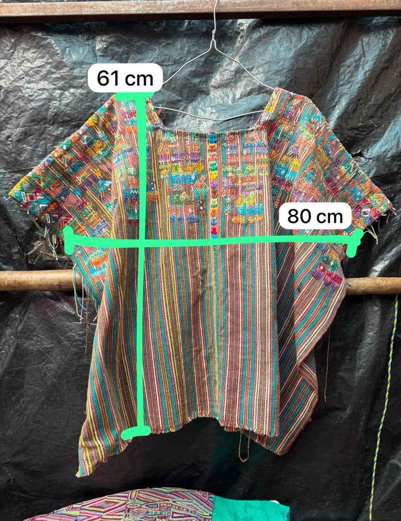 Colourful Nahuala Huipil #7-244