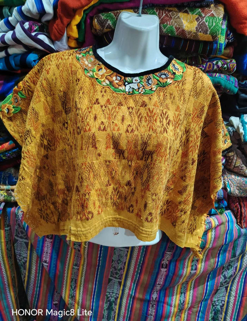 Mustard Coban Huipil #7-284