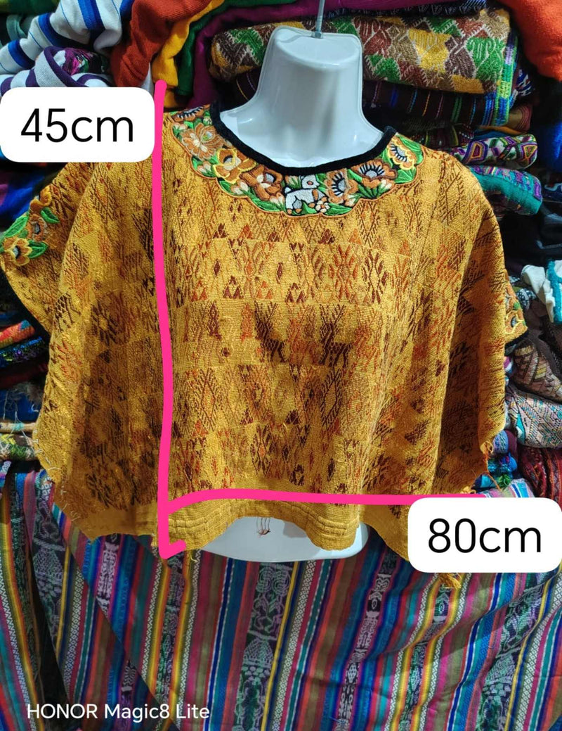 Mustard Coban Huipil #7-284
