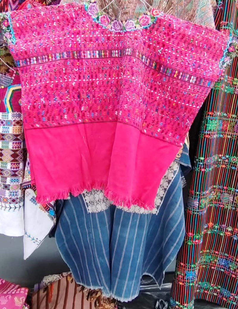Hot Pink San Lucas Huipil #7-297