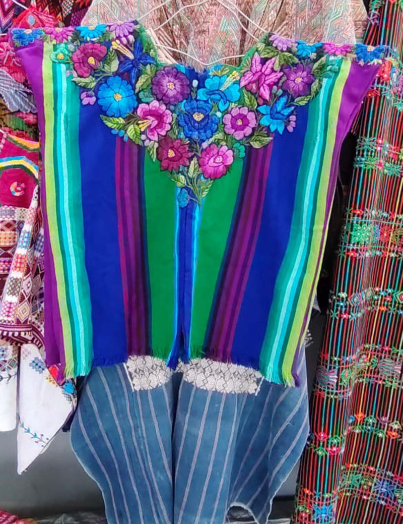 Colourful Santiago Huipil #7-300