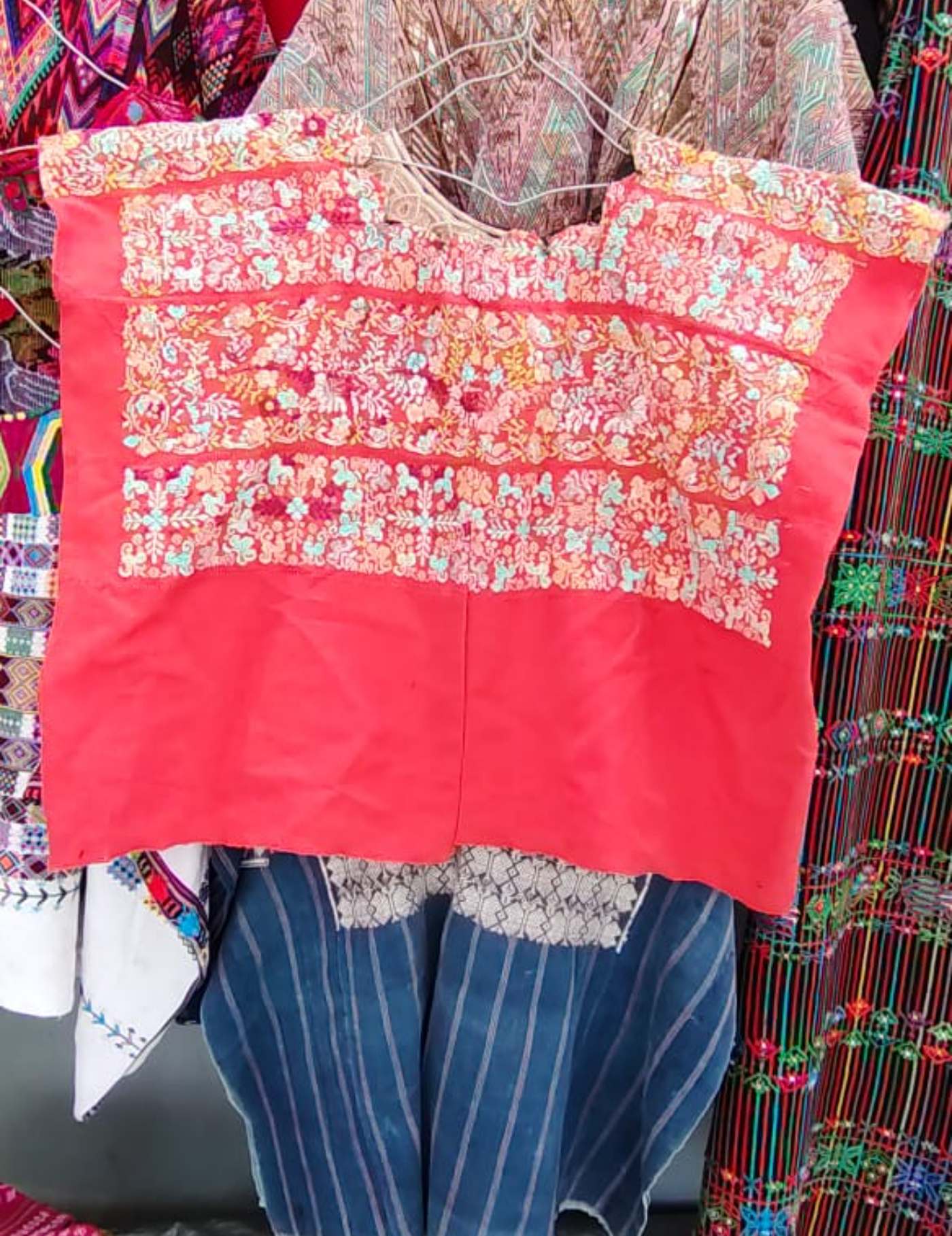 Red Santiago Huipil #7-306